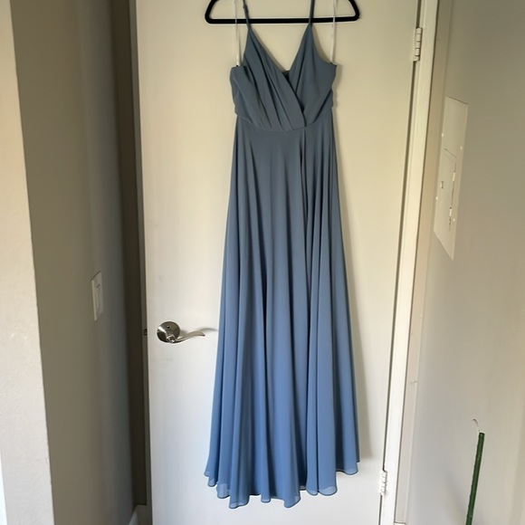 Lulus All About Love Slate Blue Maxi Dress - Picture 4 of 5